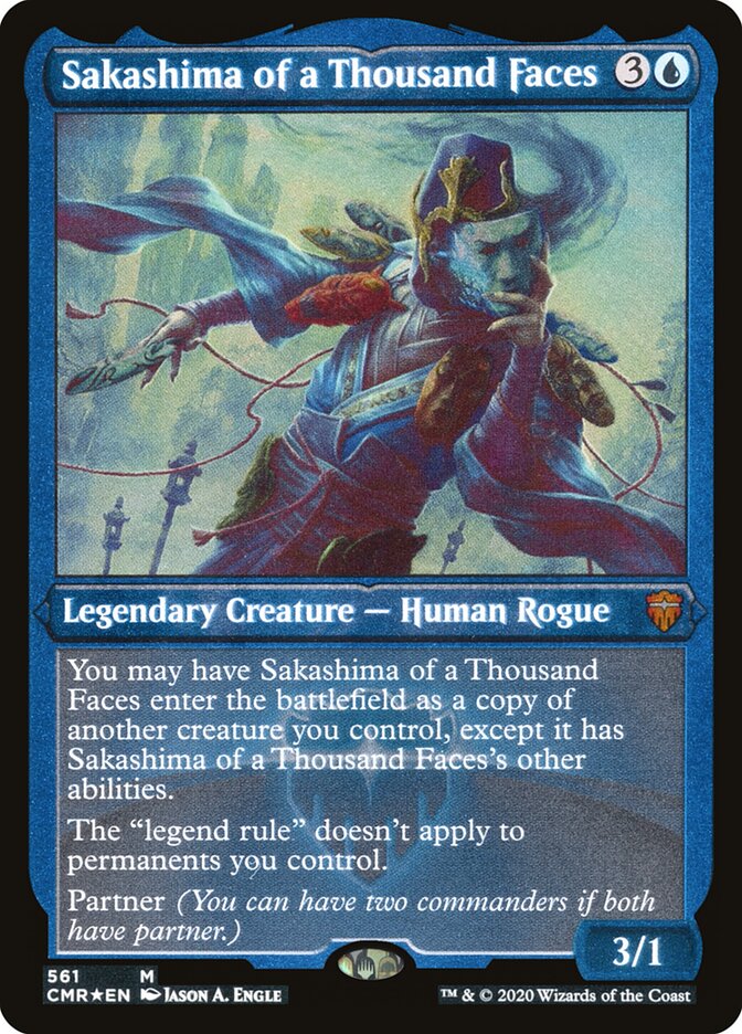 Sakashima of a Thousand Faces card front
