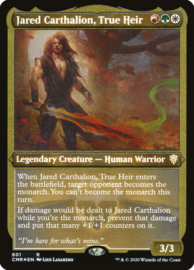 Jared Carthalion, True Heir card front