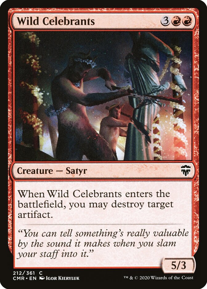 Wild Celebrants card front