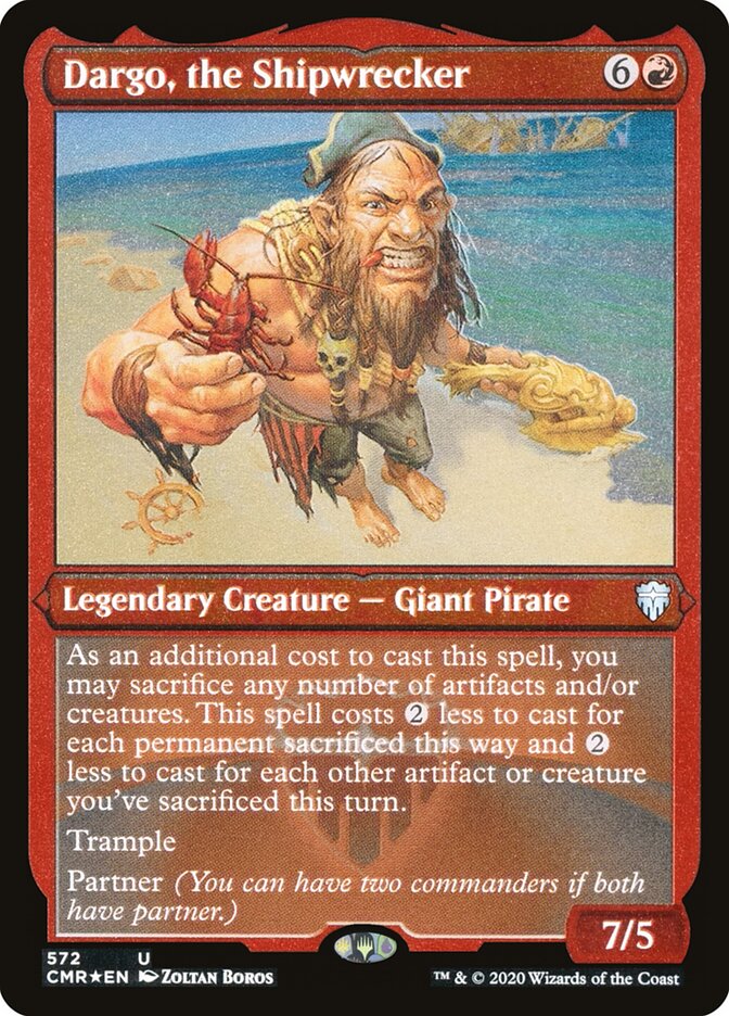 Dargo, the Shipwrecker card front