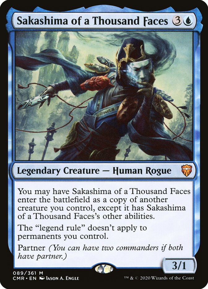 Sakashima of a Thousand Faces card front