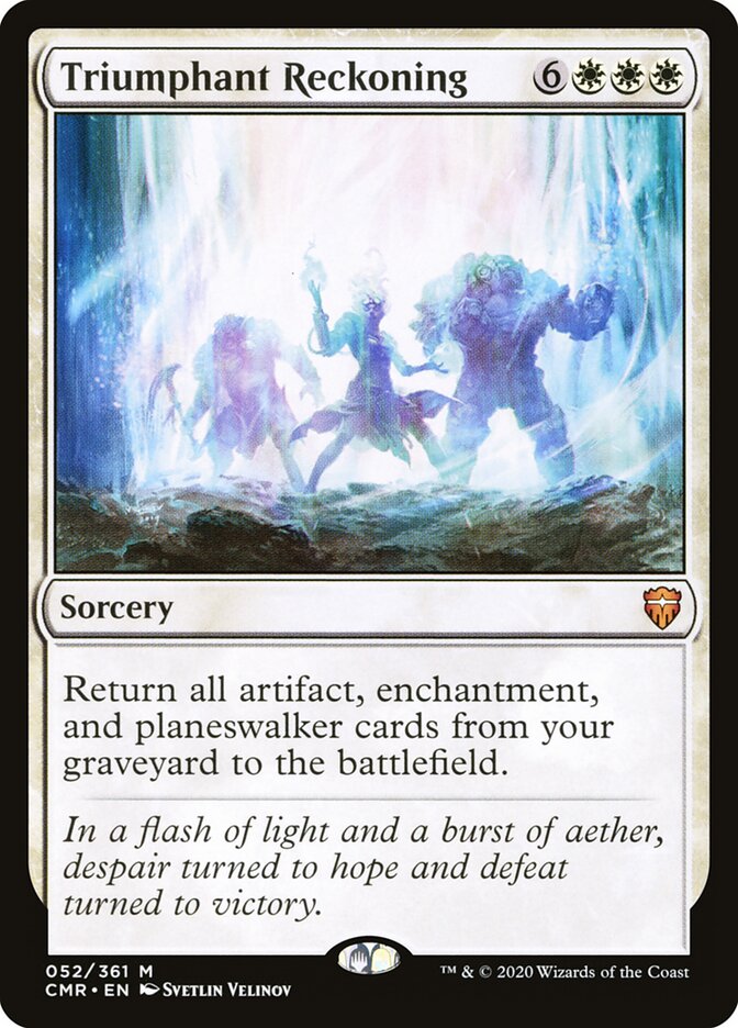 Triumphant Reckoning card front