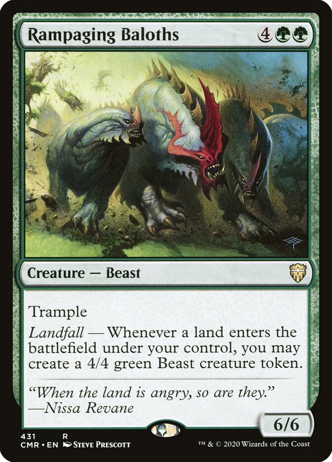 Rampaging Baloths card front