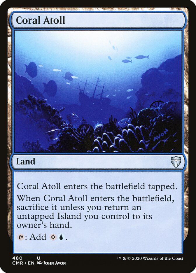Coral Atoll card front