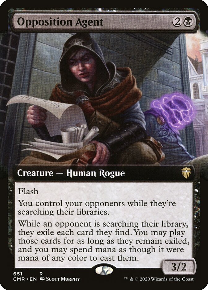 Opposition Agent card front