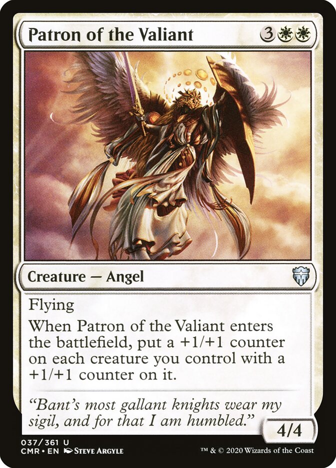 Patron of the Valiant card front