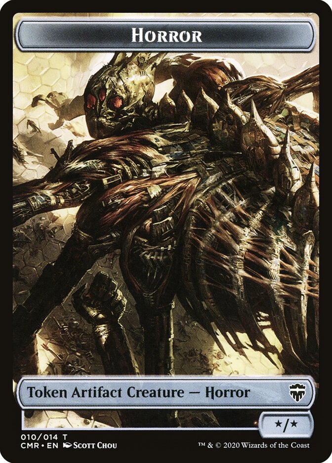 Horror card front