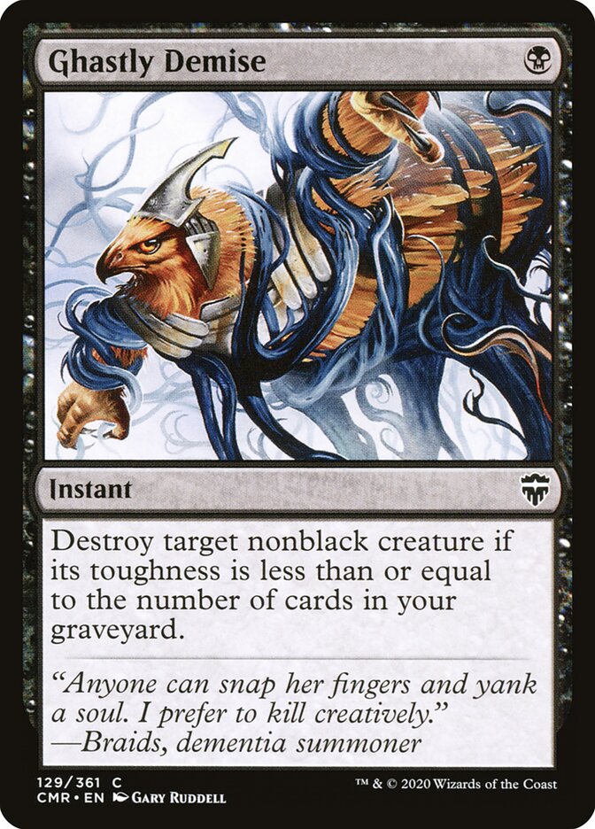 Ghastly Demise card front