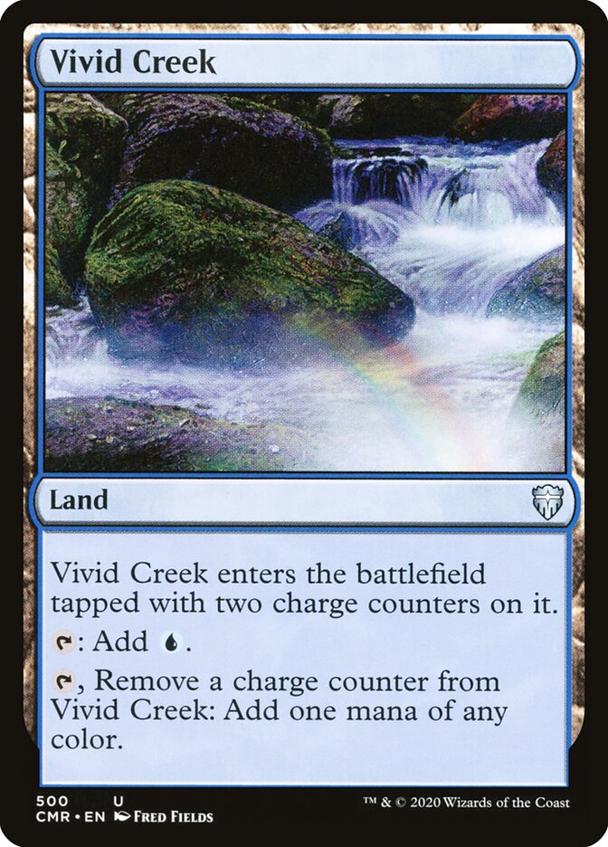 Vivid Creek card front