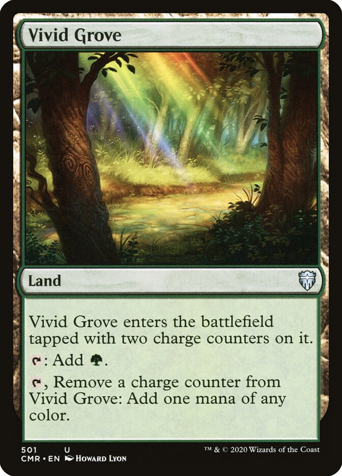 Vivid Grove card front
