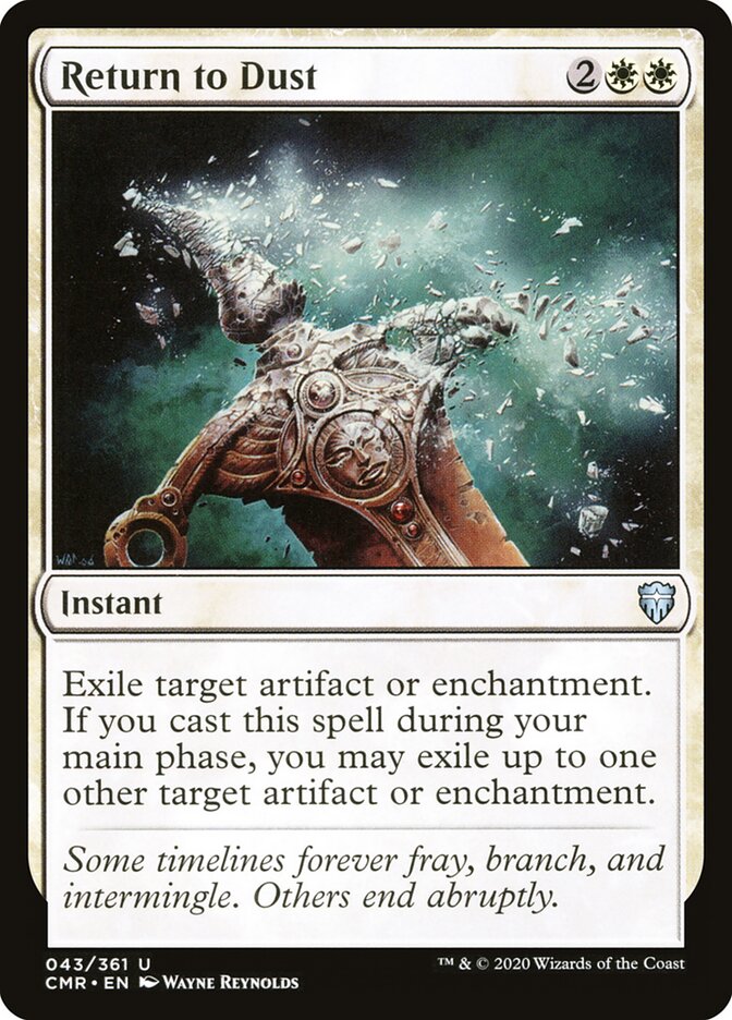 Return to Dust card front