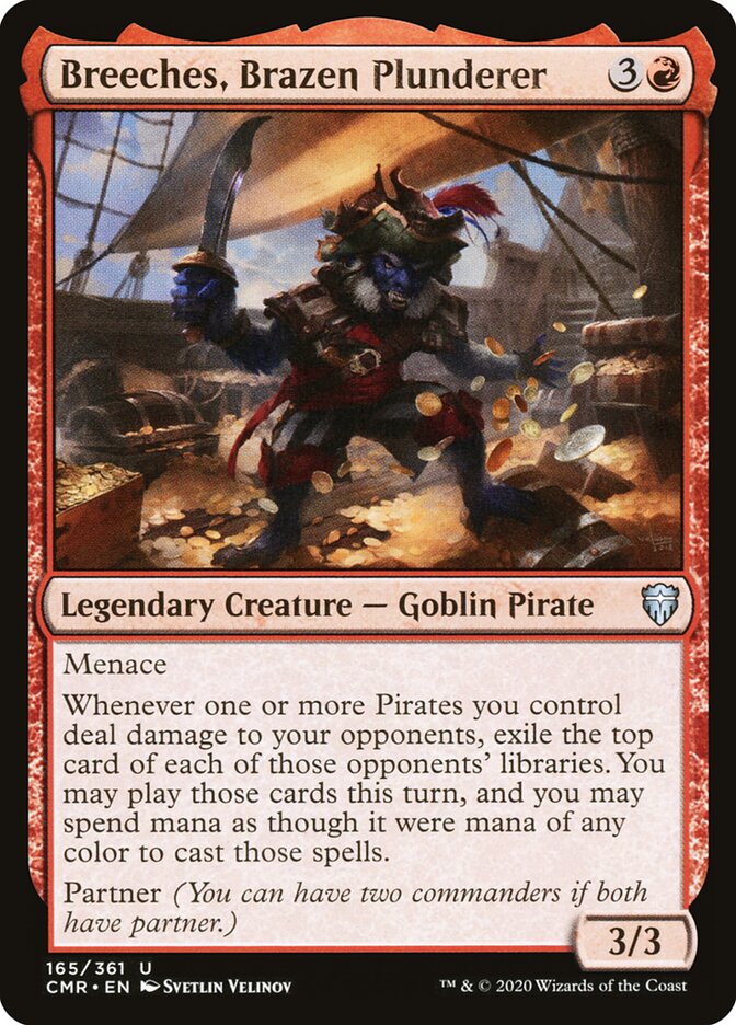 Breeches, Brazen Plunderer card front