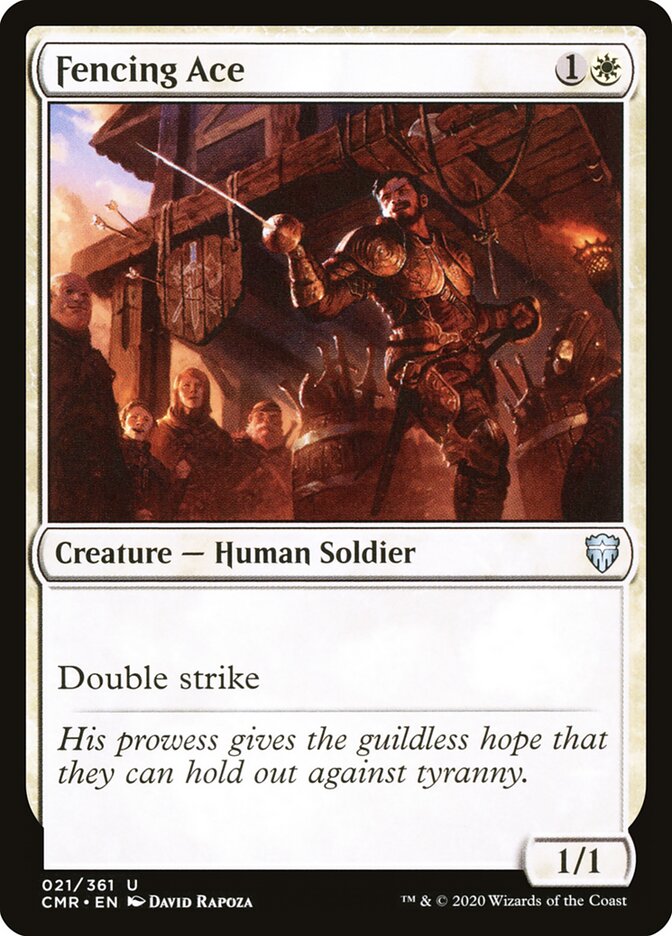 Fencing Ace card front