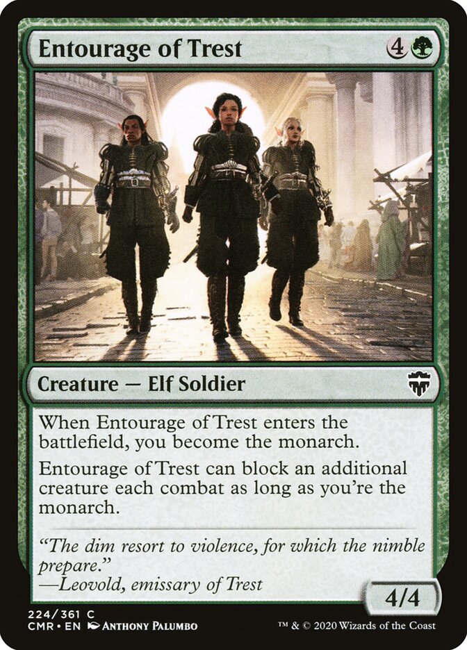 Entourage of Trest card front
