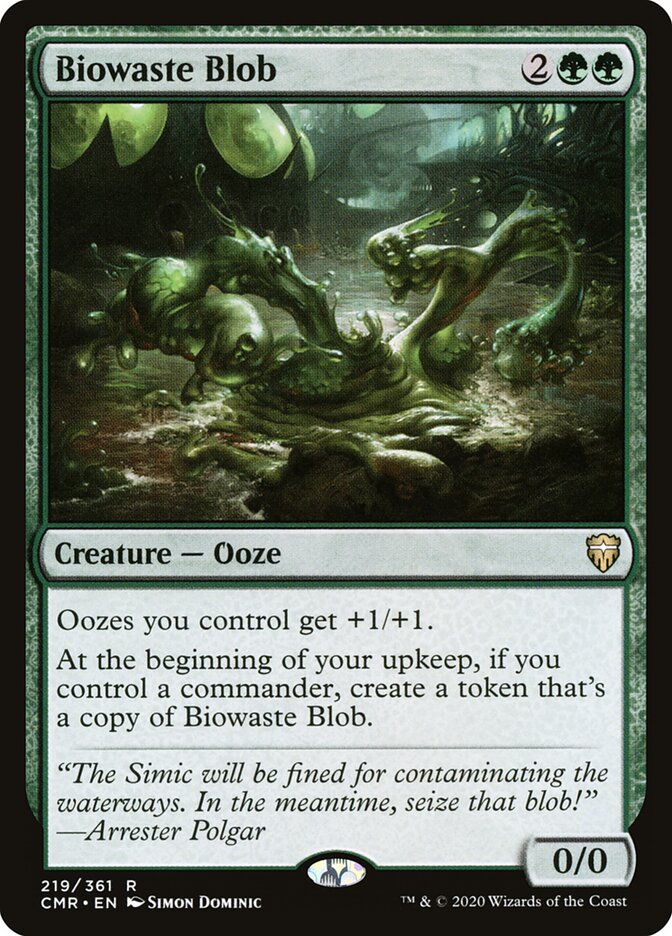 Biowaste Blob card front