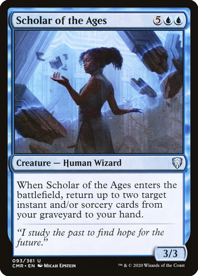 Scholar of the Ages card front