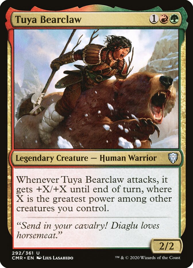 Tuya Bearclaw card front