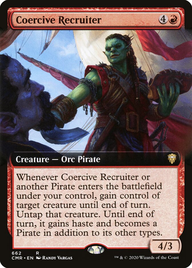 Coercive Recruiter card front