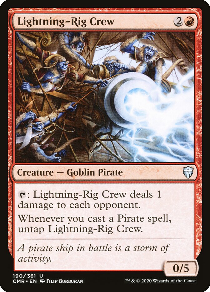 Lightning-Rig Crew card front
