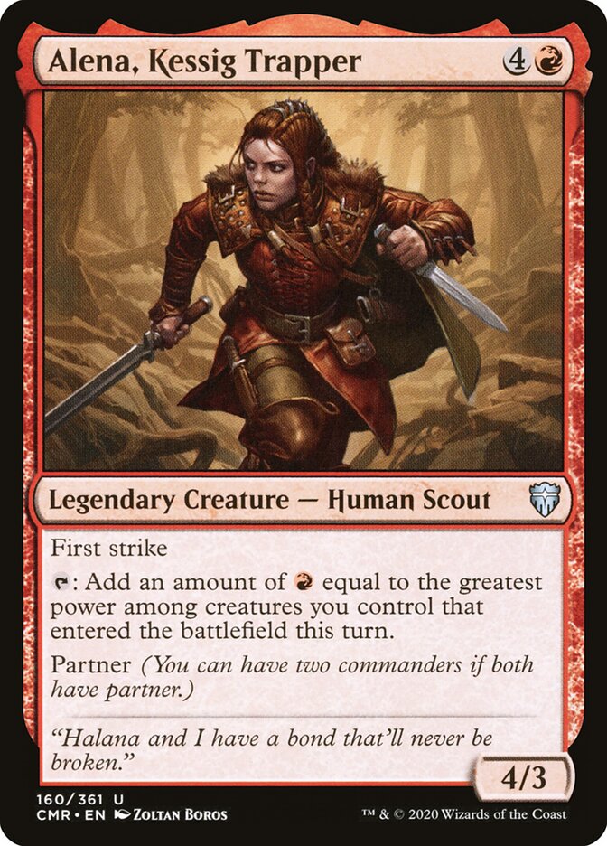 Alena, Kessig Trapper card front