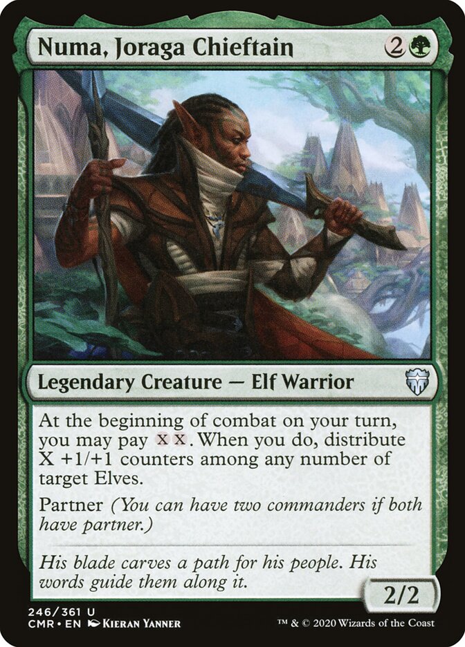 Numa, Joraga Chieftain card front