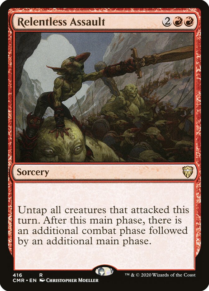 Relentless Assault card front