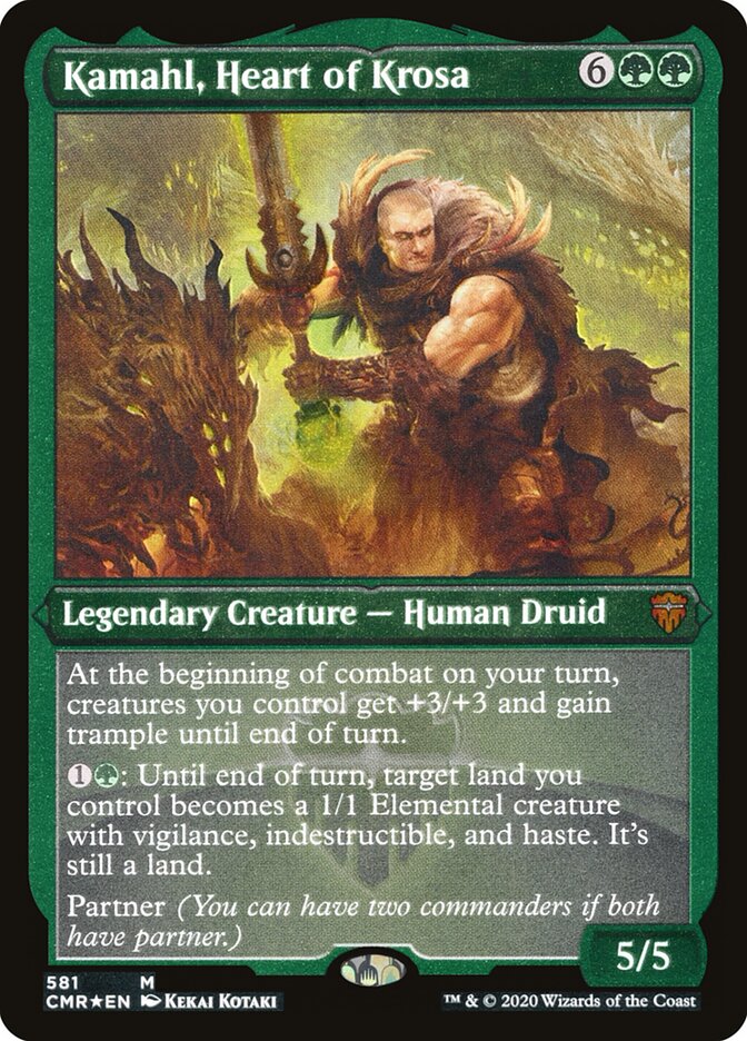 Kamahl, Heart of Krosa card front