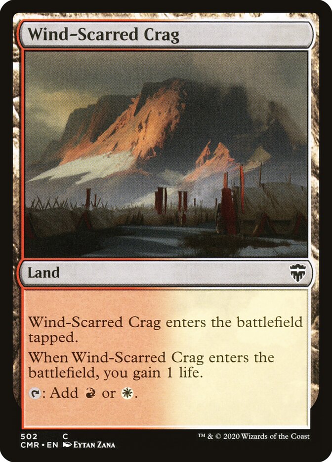 Wind-Scarred Crag card front