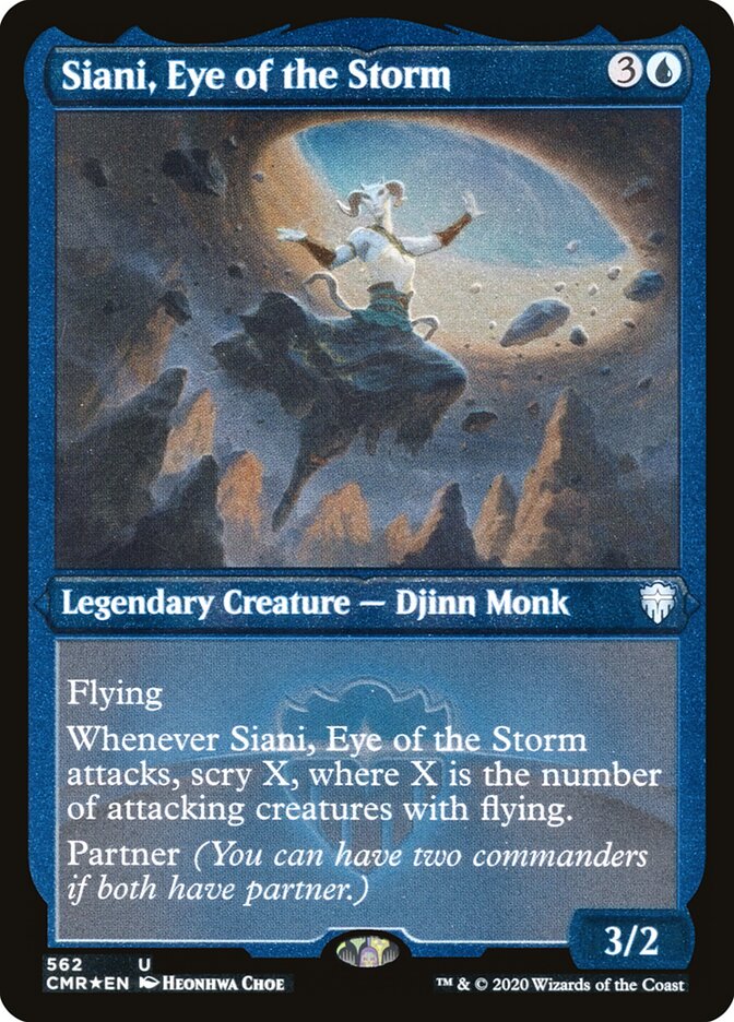 Siani, Eye of the Storm card front