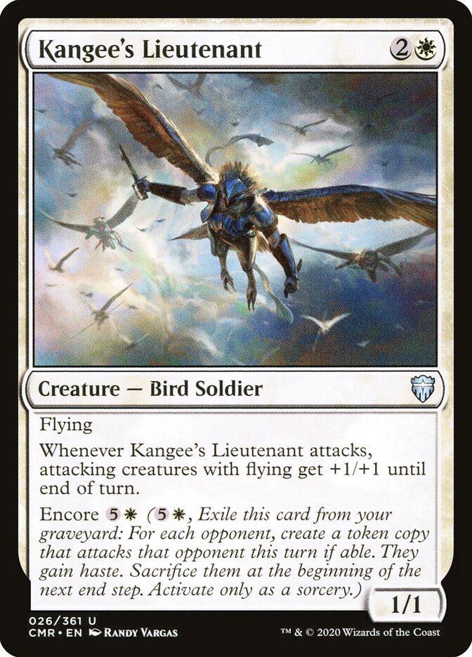 Kangee's Lieutenant card front