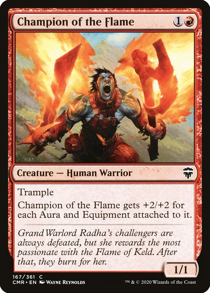 Champion of the Flame card front