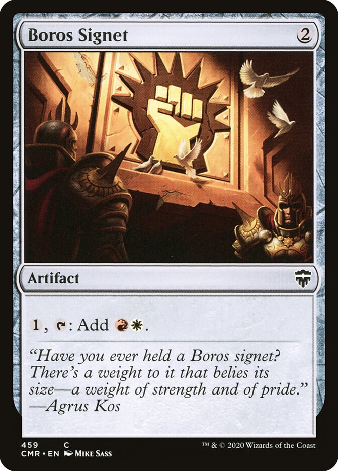 Boros Signet card front