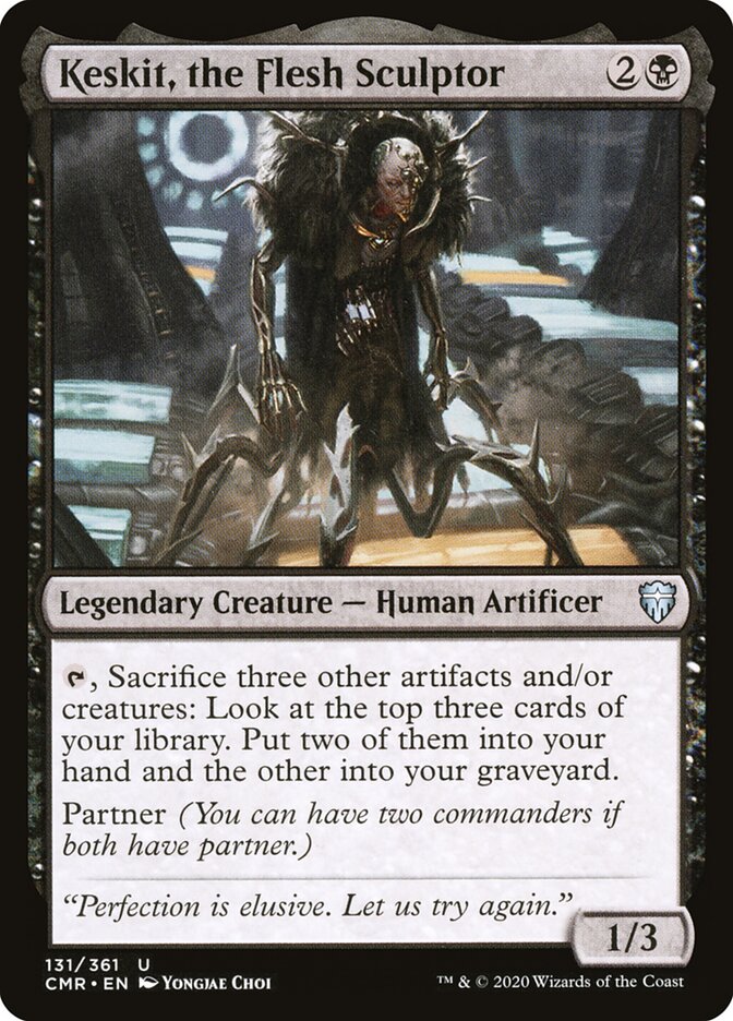 Keskit, the Flesh Sculptor card front