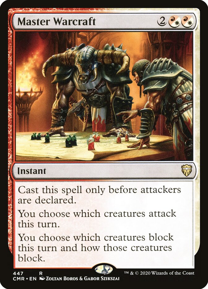 Master Warcraft card front
