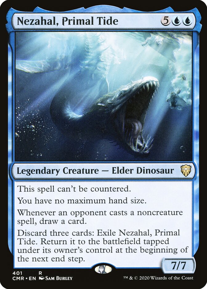 Nezahal, Primal Tide card front