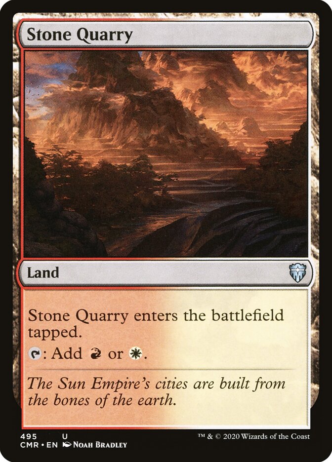 Stone Quarry card front