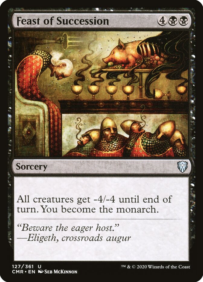 Feast of Succession card front