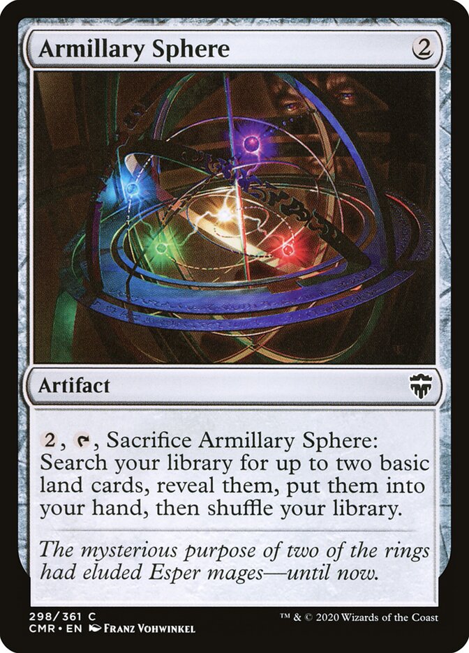 Armillary Sphere card front
