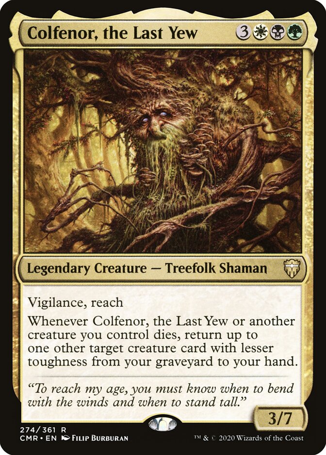 Colfenor, the Last Yew card front