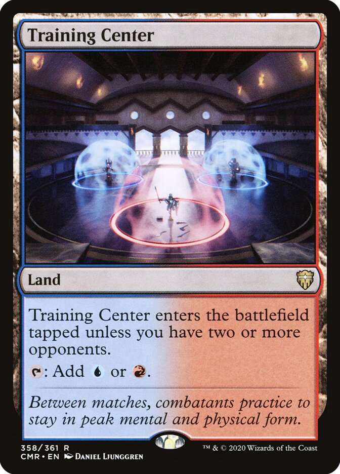 Training Center card front