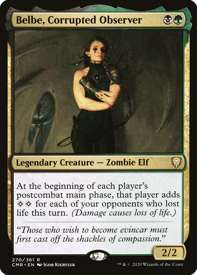 Belbe, Corrupted Observer card front