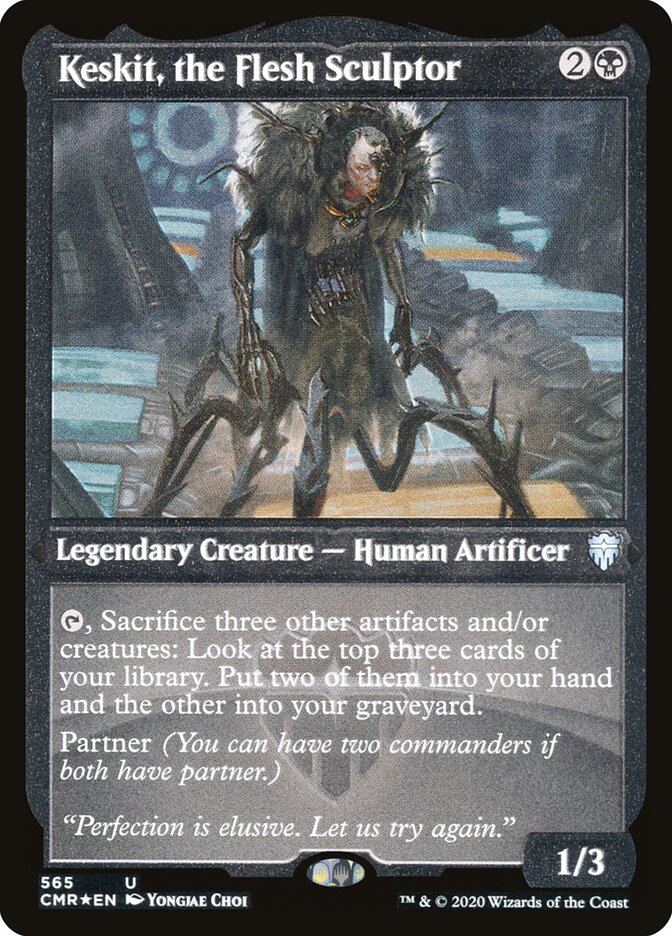 Keskit, the Flesh Sculptor card front