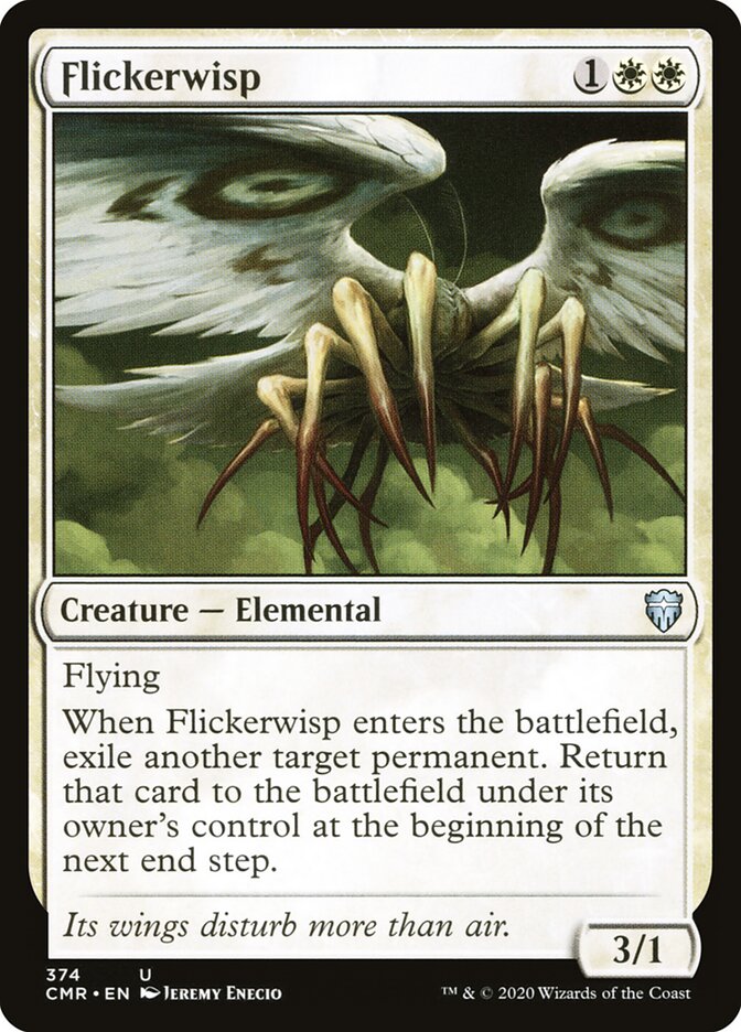 Flickerwisp card front