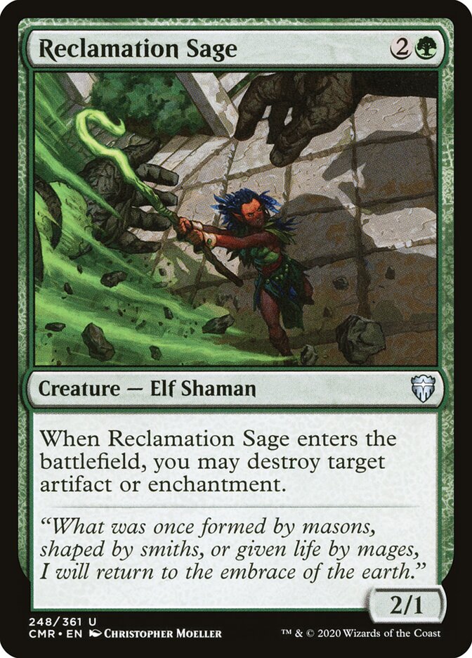 Reclamation Sage card front