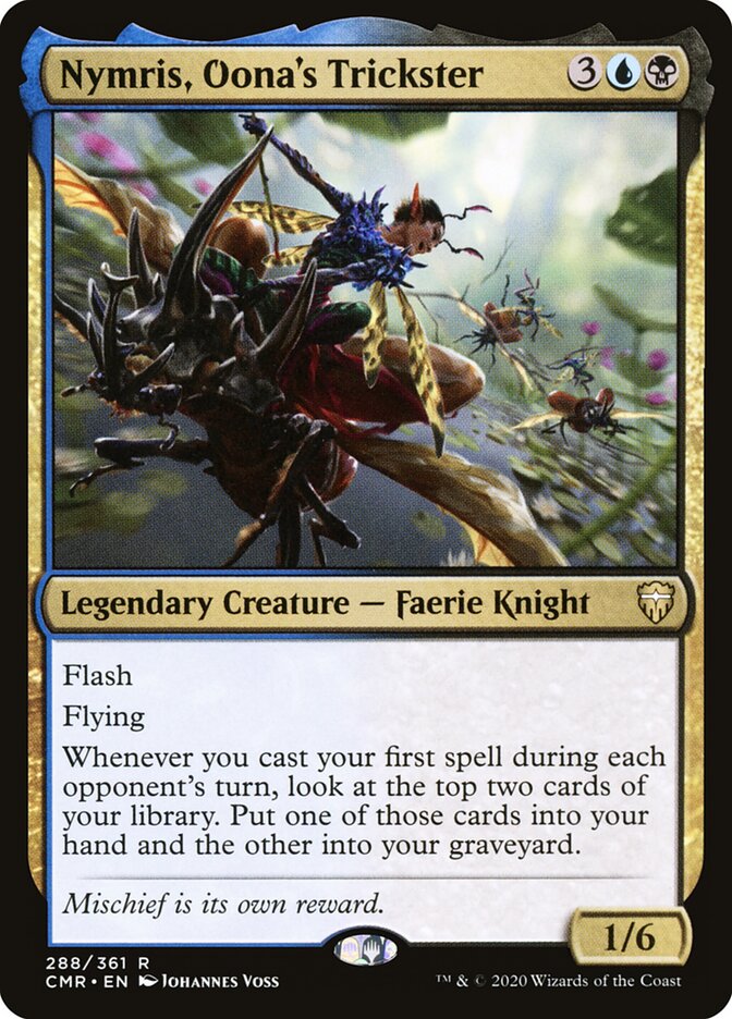 Nymris, Oona's Trickster card front