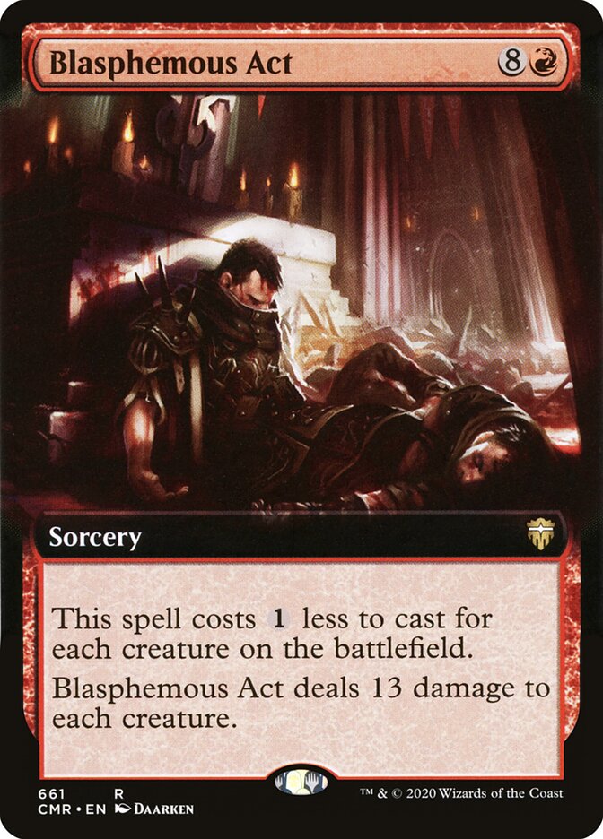 Blasphemous Act card front