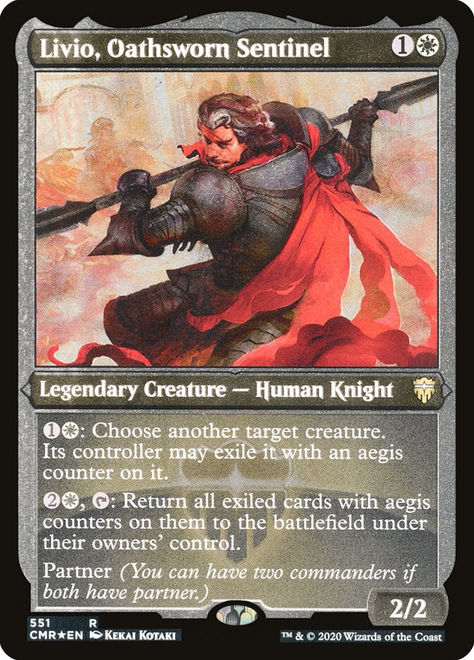 Livio, Oathsworn Sentinel card front