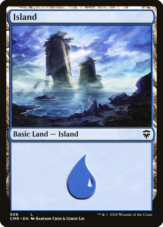 Island card front