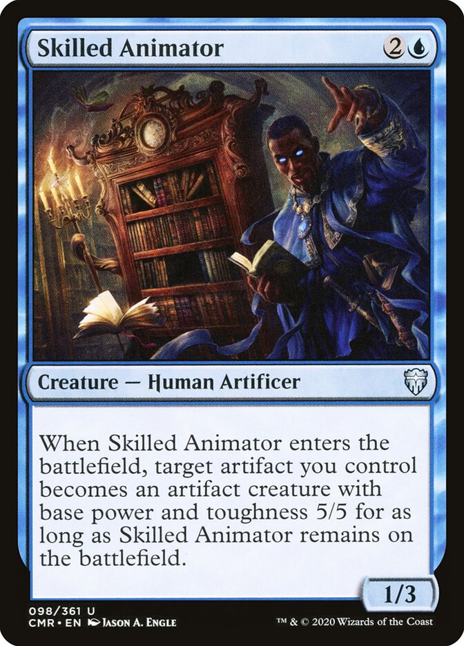 Skilled Animator card front