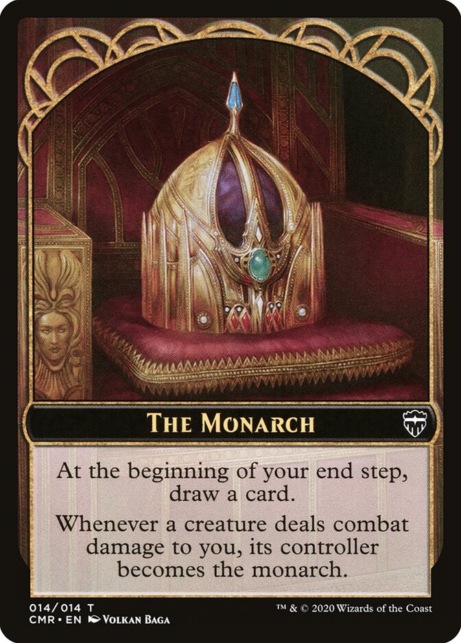 The Monarch card front